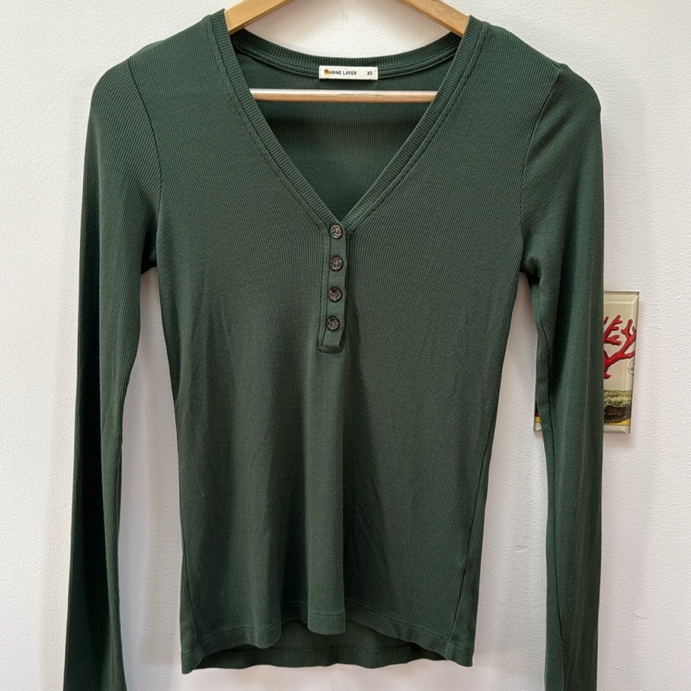 Marine Layer Lexi ribbed henley